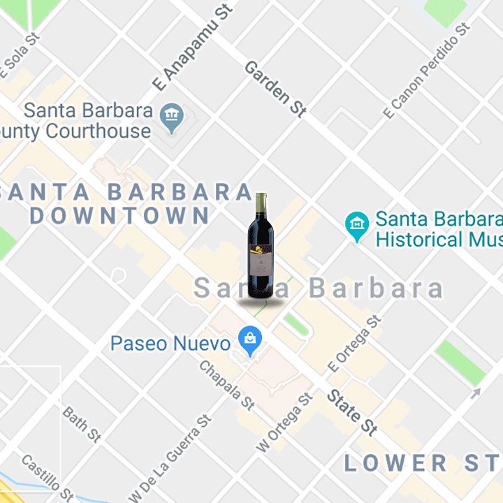 map to tasting room