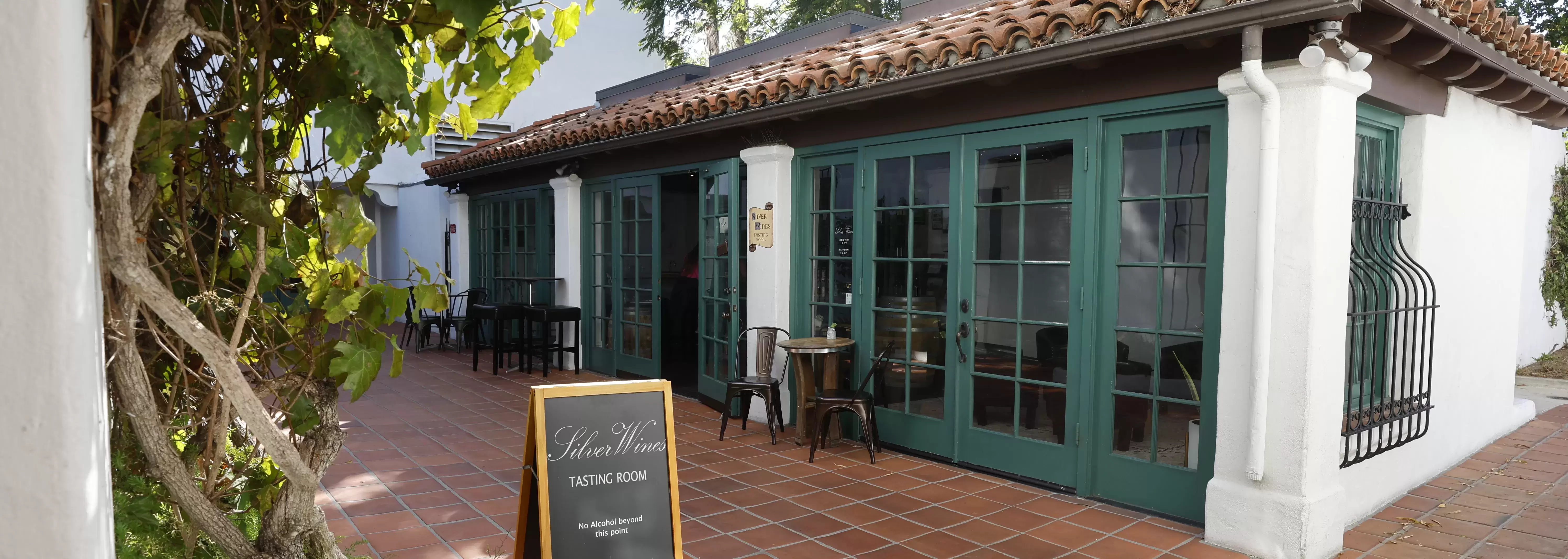 outside of the tasting room